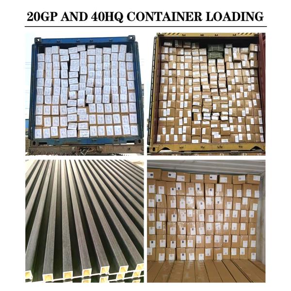 Decoración de interiores impermeable y resistente a la erosión Paneles de pared de PVC WPC