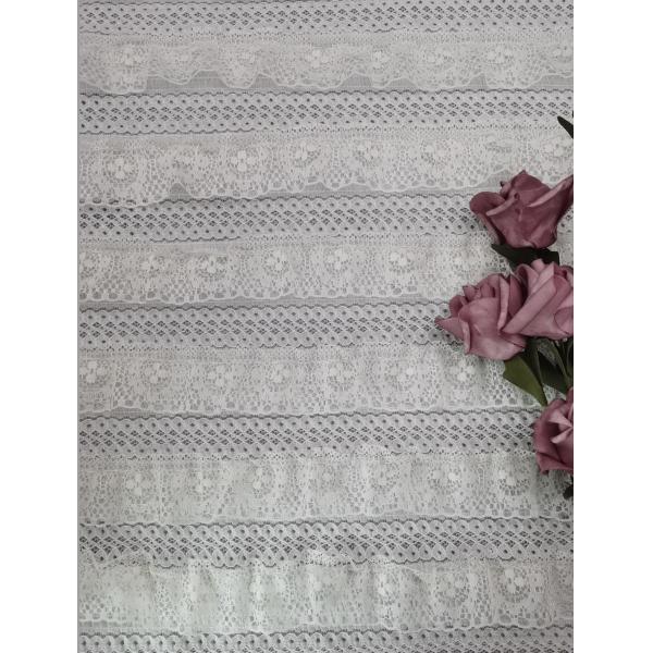 белое платье свадьбы ткани шнурка вышивки шнурует французскую ткань шнурка