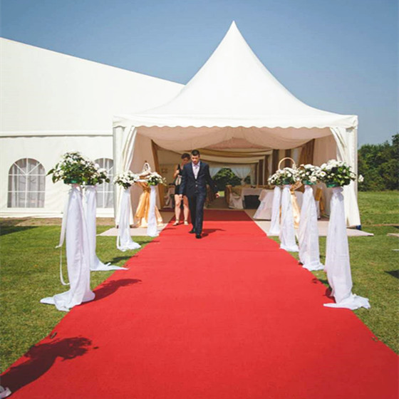 Modern Luxury Red Carpet Runner for Wedding Prayer Home Car Party 100% Polyester