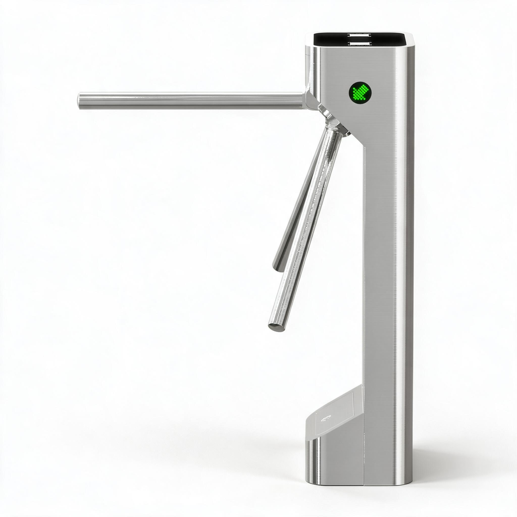 IP55 Weatherproof Stainless Steel Tripod Turnstile Gate for Harsh Environments