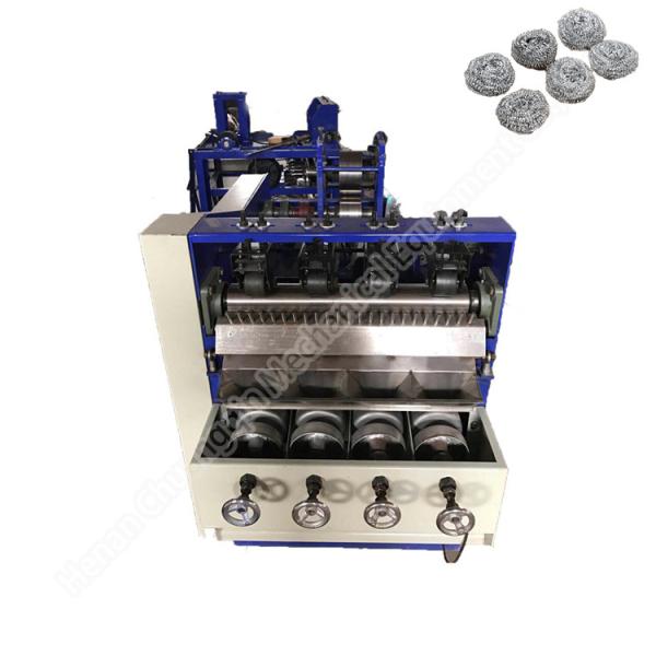 Kitchen Cleaning Ball Making Machine 4 Heads Small Wire Cleaning Ball Machine Stainless Steel 220V/380V