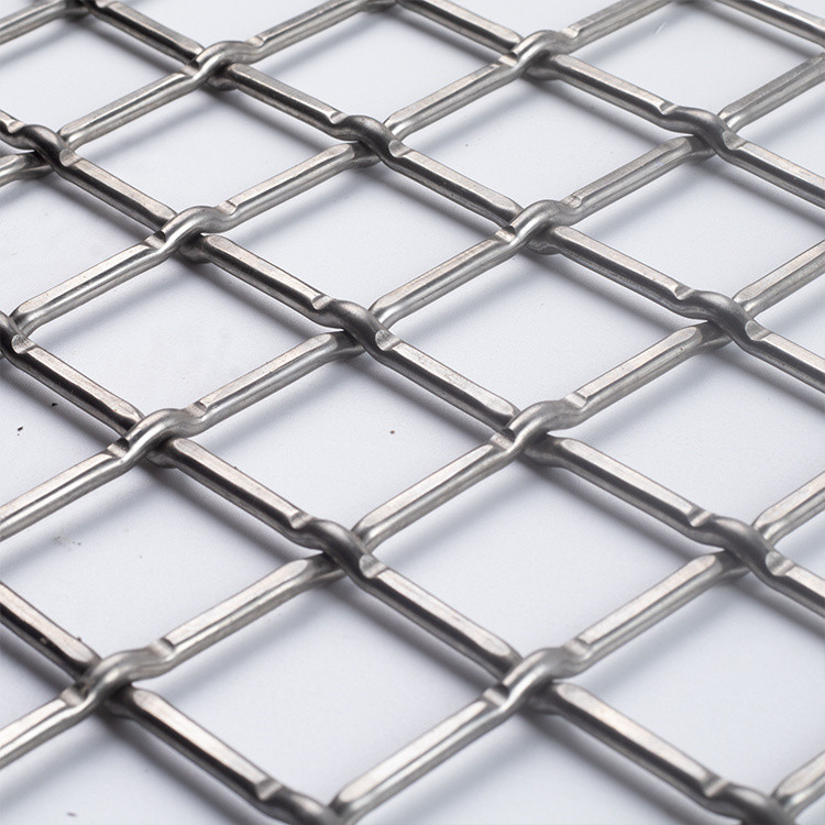 1-4 Mesh Stainless Steel Double Crimped Wire Mesh with Corrosion Resistance for Infill Panels and Decoration