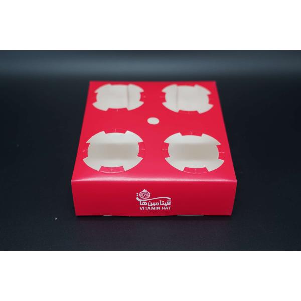 China Disposable Take-out Pulp Fiber Cup Carrier 4 Cup Holder Tray Pulp Molded Fiber 4 Cup Drink Carrier