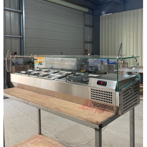 European Standard Refrigerated Salad Prep Table VRX 900 1200 1500 1800 2000mm Length