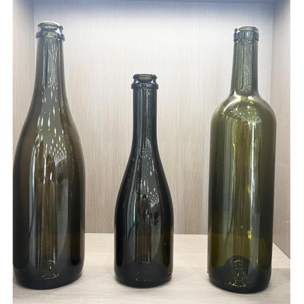 375ml 500ml 750ml Whiskey Bottle Frosted Amber Glass Wine Bottle for Your Restaurant