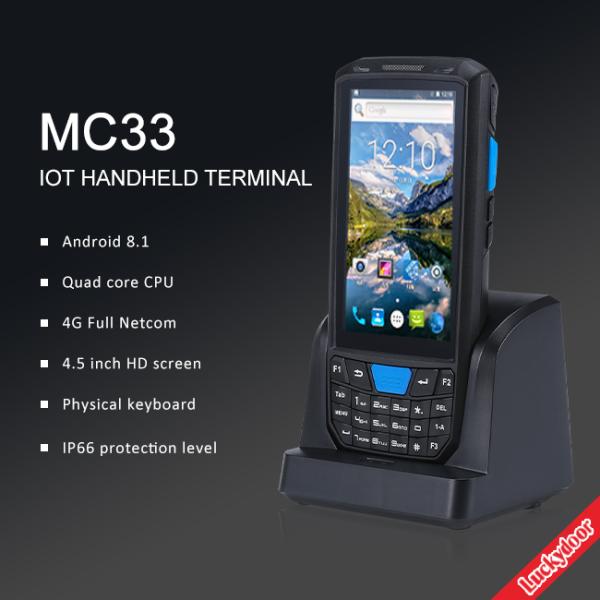 Беспроводной 4G Handheld блок развертки штрихкода андроида PDA мобильных компьютеров IP66 4200mAh изрезанный