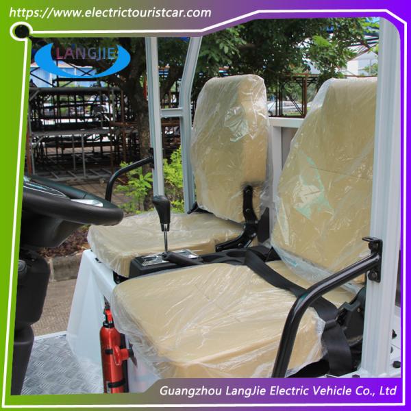 2 Passengers Golf Food Cart  Loading 900kgs AC Motor Electric Freight Car For Factory