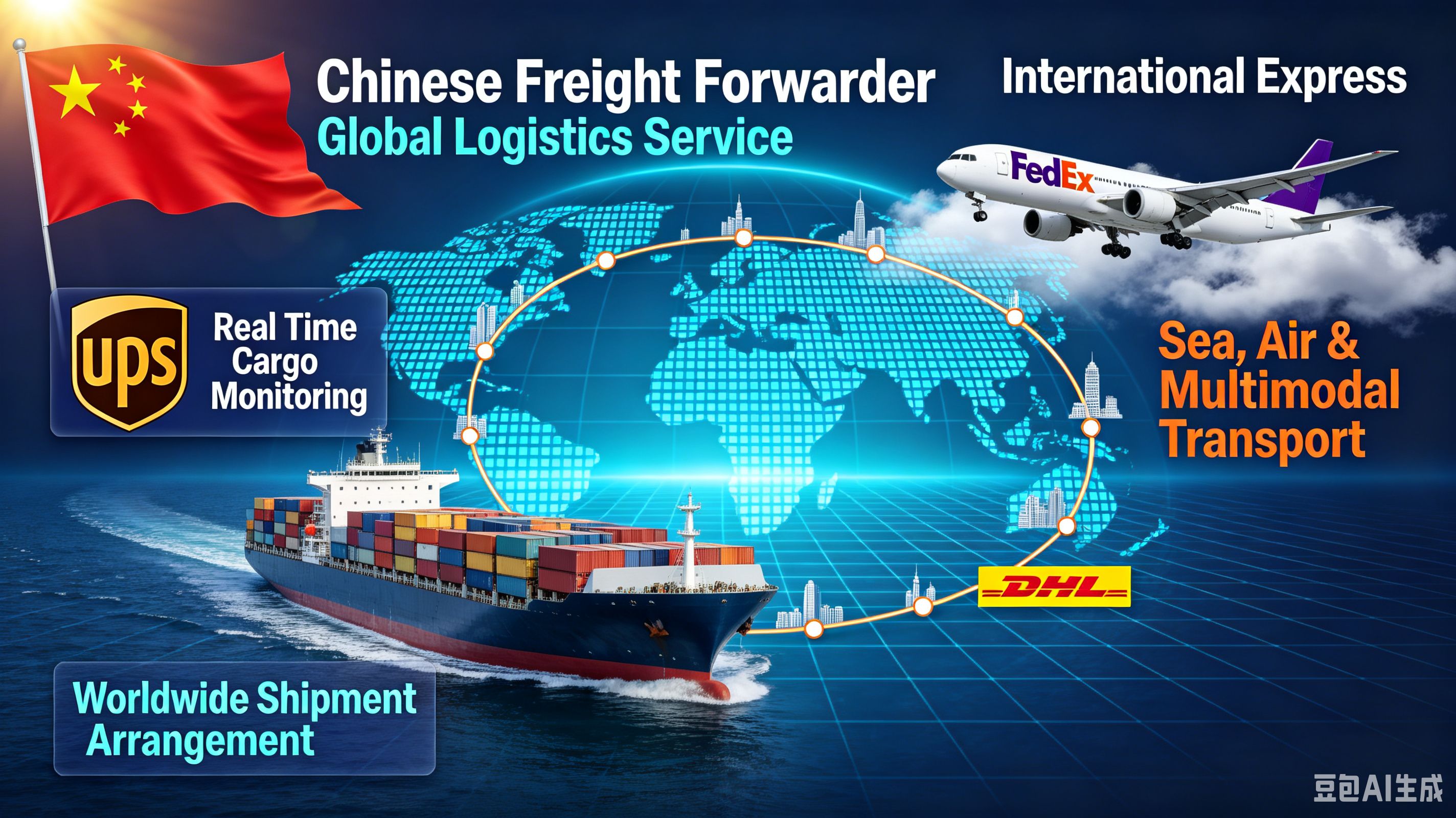 Safe Chinese Freight Forwarder Global Logistics Service International Express