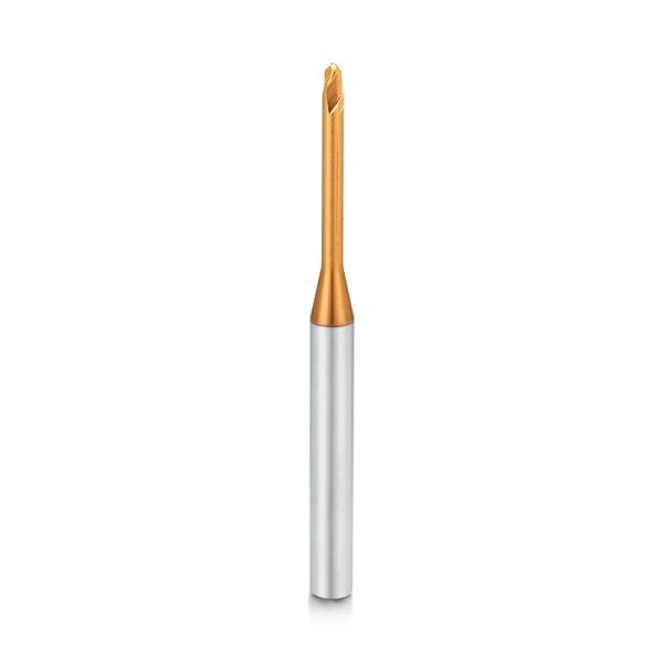 Micro Diameter 2 Flutes End Mill Long Neck With Carbide Material