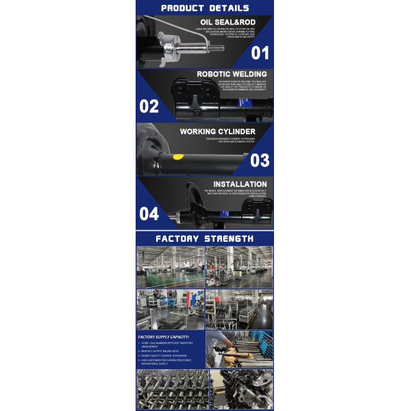 48510-8Z435 RH Suspensión automotriz Strut Asamblea del amortiguador delantero del automóvil para Toyota Highlander 2020-