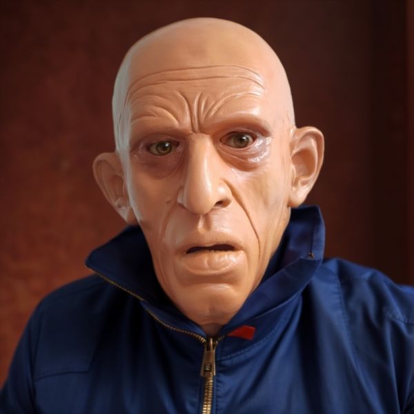Latex Movie Mask for Authentic Character Looks - One Size Fits Most and Lightweight at 160g
