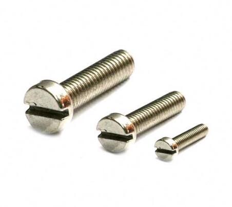 A2 A4 DIN85 Slot Pan Head Socket Screw Surface Finishing 6h Tolerance ISO10664