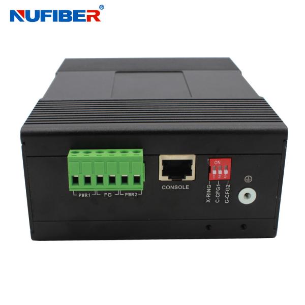 10/100/1000M Managed Industrial SFP Switch 8 UTP Port SNMP / Telnet / WEB Managed