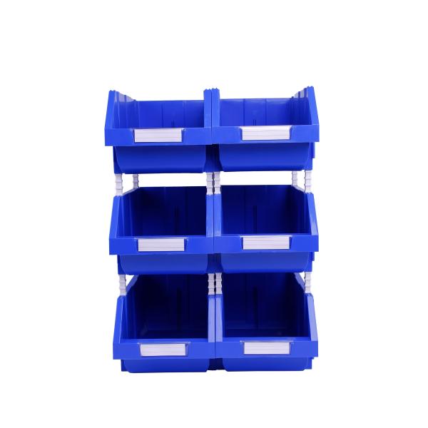 Efficiently Organize Tools with Plastic Office Storage Bin 186x334x94mm Internal Size
