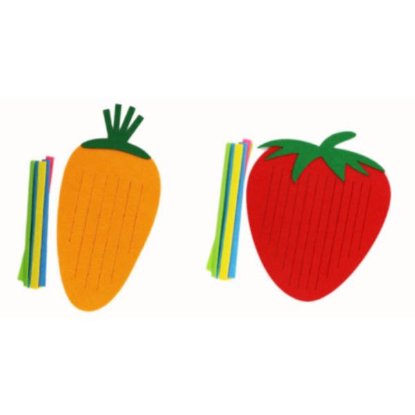 kids children felt non-woven knitted work creative diy crafts kits kids hand craft knitting weaving DIY felt material