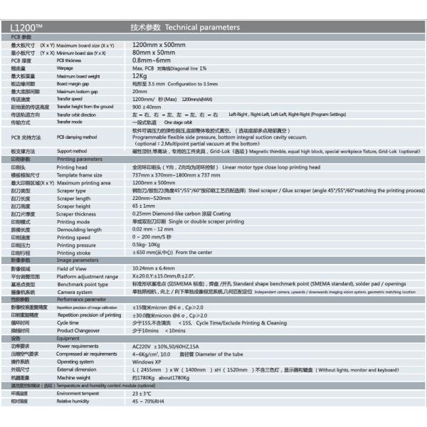 Impresora de la pantalla de la goma de la soldadura de la alta precisión con el interfaz chino/inglés