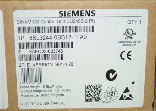 Inversor 3AC 380-480V 6SL3244-0BB12-1FA0 de SIEMENS SINAMICS G120