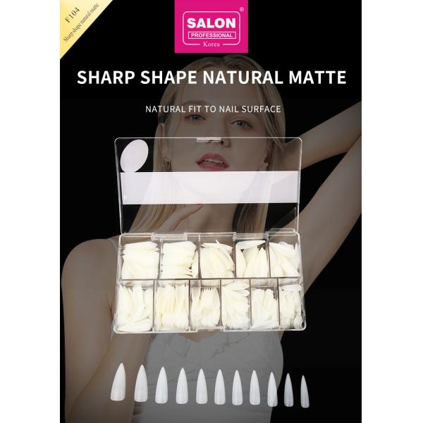 500PCS/Box Clear False Coffin Nails Acrylic Nail Tips Short Square Gel Nails Extension System Half Cover Nails