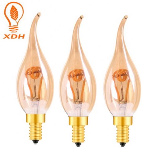 шарик 25000hours шарика 35*110mm E12 Edison нити СИД спирали 6000K