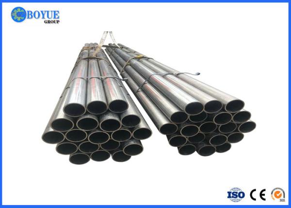 Galvanized CS Seamless Pipe ERW BS 1387 EN39 EN10219 High Tensile Strength