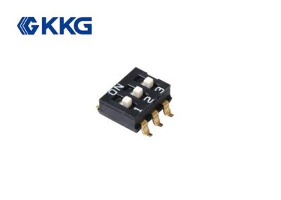 Polyimide KAPTON Smd Dip Switch , Electrical Life 2,000 Cycles Dip Switch 8 Pin