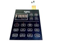 USA Customized Design Touring Car Membrane Switch Panel With EL Backlight