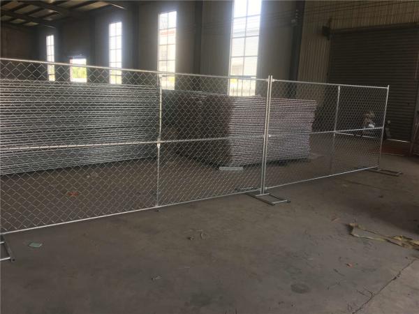 chain link temporary construction fence panels 6FT X 10F Mesh 2 3/8  x 2 3/8 ( 60mm x 60mm ) x 12 gauge wire