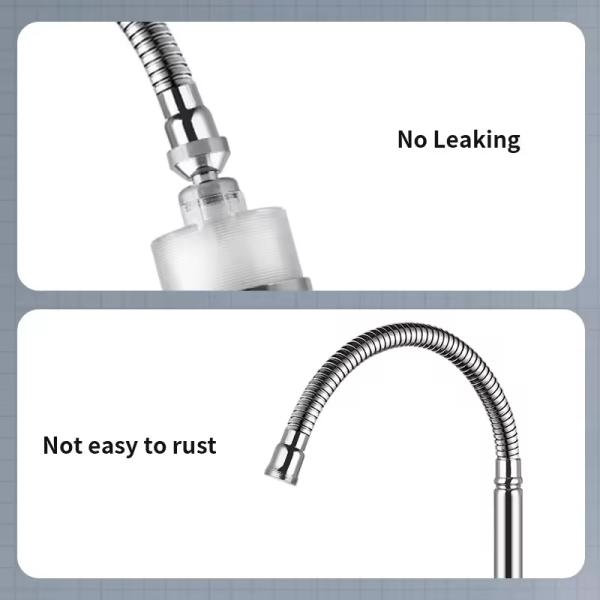 360 Degree Rotating Sense Faucets for Kitchen and Bathroom Sink Single Hole Installation