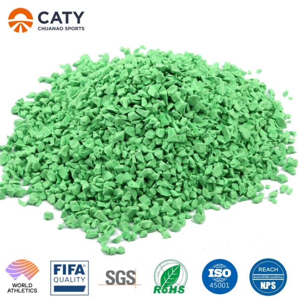  Low-Dust Anti Corrosion Artificial Grass Rubber Pellets For Football Field Infill