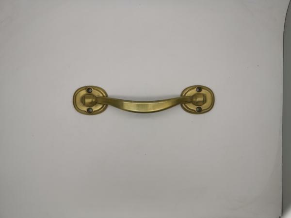 Italy Funeral Metal Casket Handle Gold Plating Antique Brass