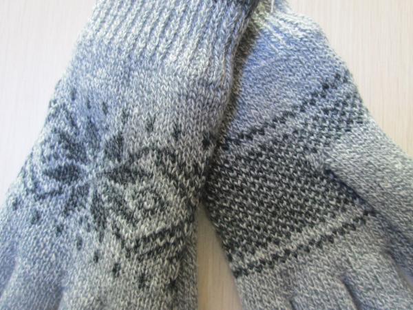 Ladies Acrylic Glove with Jacquard Snow Pattern--Thinsulate glove--Fashion glove--Gift