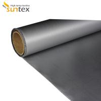 Braise extérieure Mat Fire Resistant Fiberglass Mat de gril de barbecue de silicone à couche double ignifuge fait sur commande enduit de silicone de tissu