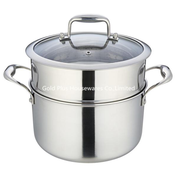 LFGB 20cm Home Induction Stainless Steel Cooking Pot