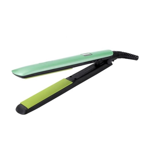 Electric Hair Straightener Featuring Dual Voltage Compatibility and Ionic Technology for Frizz Free Long Lasting Results