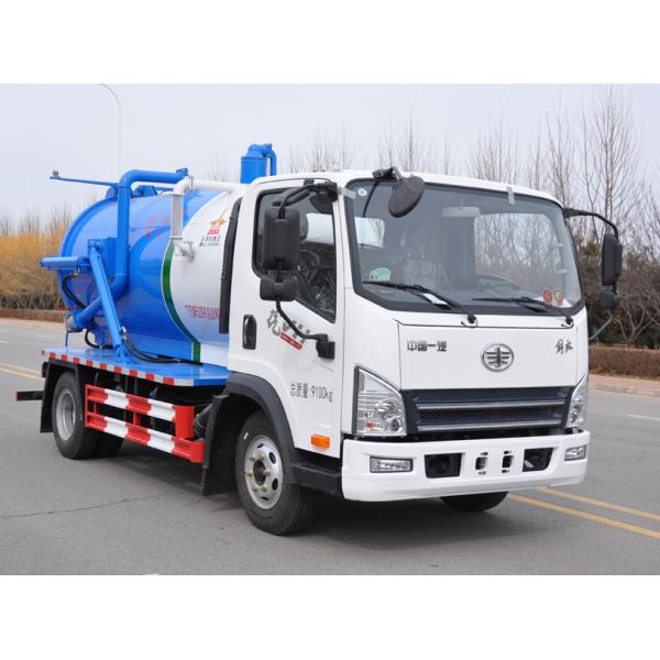 5m3 5000L 9.1tons Sewer Suction Truck Strong Power For Efficient Work