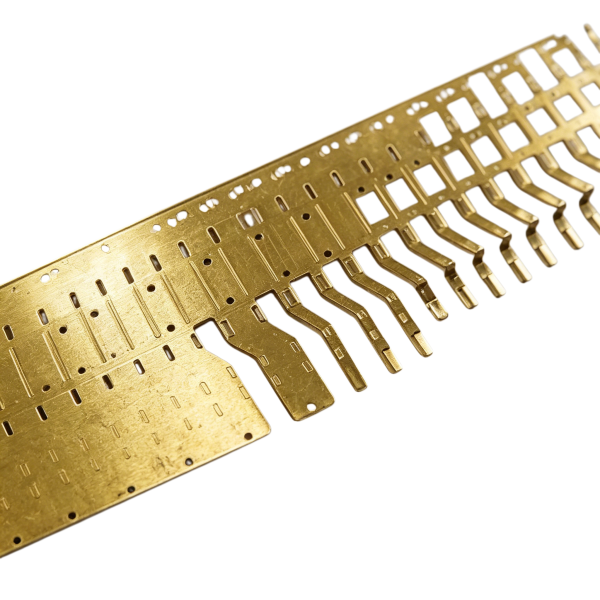 Progressive Die Stamping Strip Copper Contacts for Electrical Connectors OEM