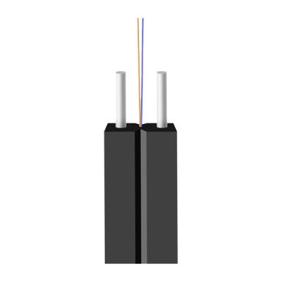 Único modo 1 do cabo de fibra ótica liso interno da gota de FTTH 2 4 núcleo G657A1