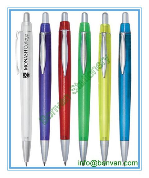 logo plastic ballpoint pen,logo printed ball point pen
