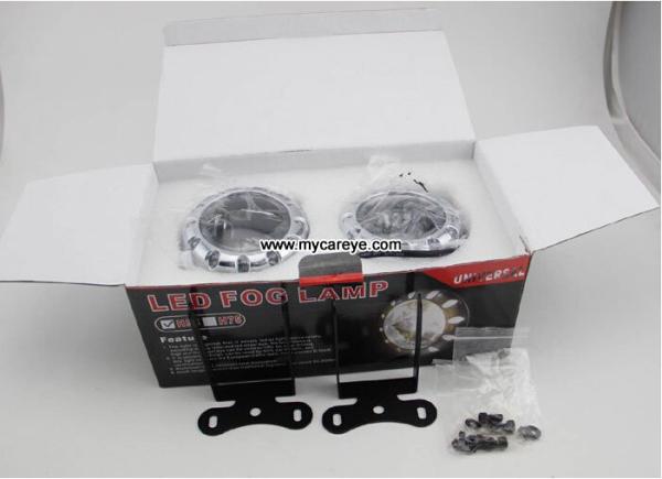 Mitsubishi Montero car front fog lamp assembly LED DRL daytime running lights