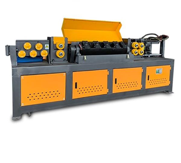 Traction Power 2.2kw Tube Straightening Machine For Coiled Steel Bars