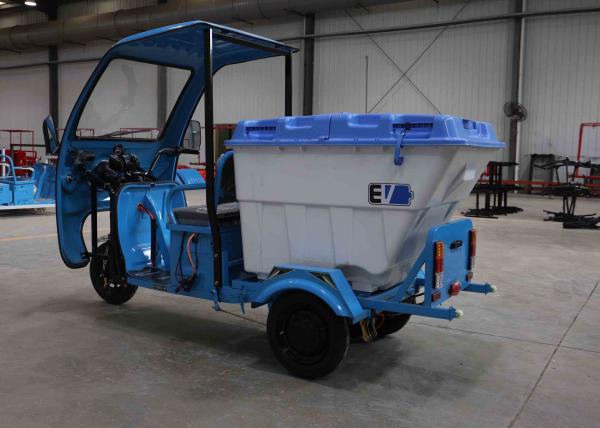 Electric Environmentally Friendly Cleaning Garbage Tricycle 30-50Km/h
