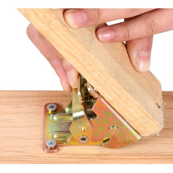 912г Тяжелая нагрузка 90-градусная петля Металлический складной самозамыкающийся расширение стола