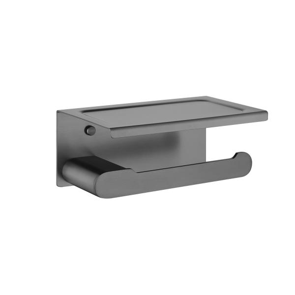 Почищенное щеткой оборудование Ванная комната никеля устанавливает, 16 шкаф держателя туалетной бумаги