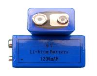 bateria do lítio MNO2 da capacidade 1200mAh, baterias preliminares CR9V do manganês de Li MnO2 AA