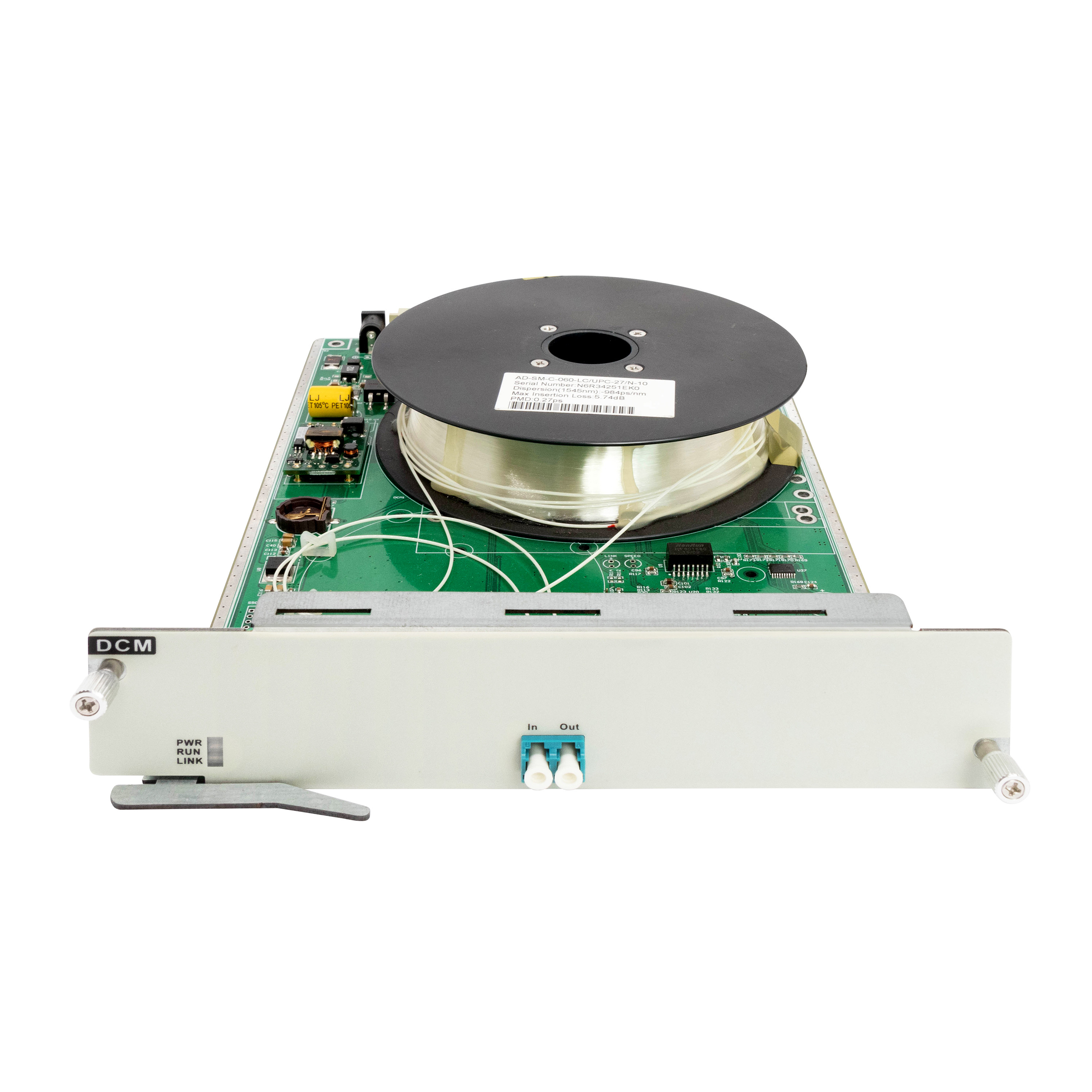 Модуль компенсации дисперсии оптических волокон DWDM DCM LC/PC 1550nm DWDM система