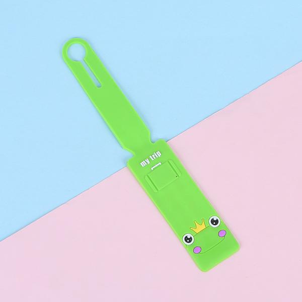 Офис / Школа / Личный мультфильм Силиконовый идентификационный тег багажа для сумки Чемодан Самолет Круизные суда