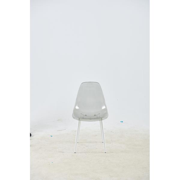Dormitorio sillas de comedor de luz transparente sillas de comedor transparentes