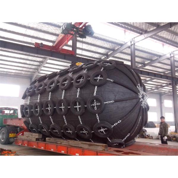 Anti Collision Marine Pneumatic Rubber Fender Length 0.5 - 9.0m Less Reverse Impact