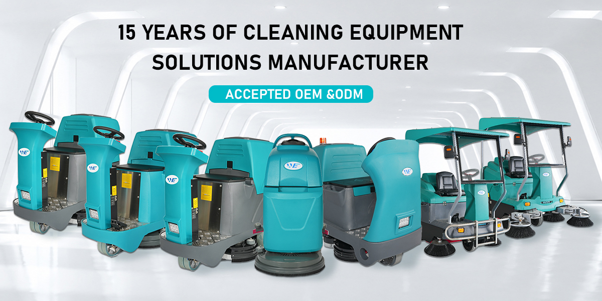 Electric Heavy Duty Industrial Floor Cleaner Machine Cold Water Cleaning Ride on Floor Scrubber Machine