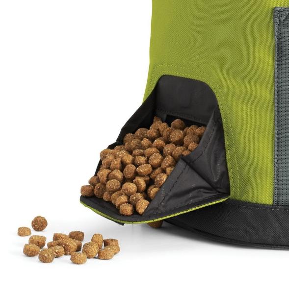O Portable da venda por atacado da fábrica do ODM Kibble o portador do alimento para cães com rampa do alimento
